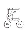Tamburo TB UNIKA416VT UNIKA con Cassa 16"