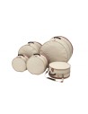 TAMA TDSS52KBE Set Custodie con cassa 22 5pz Beige Powerpad Designer