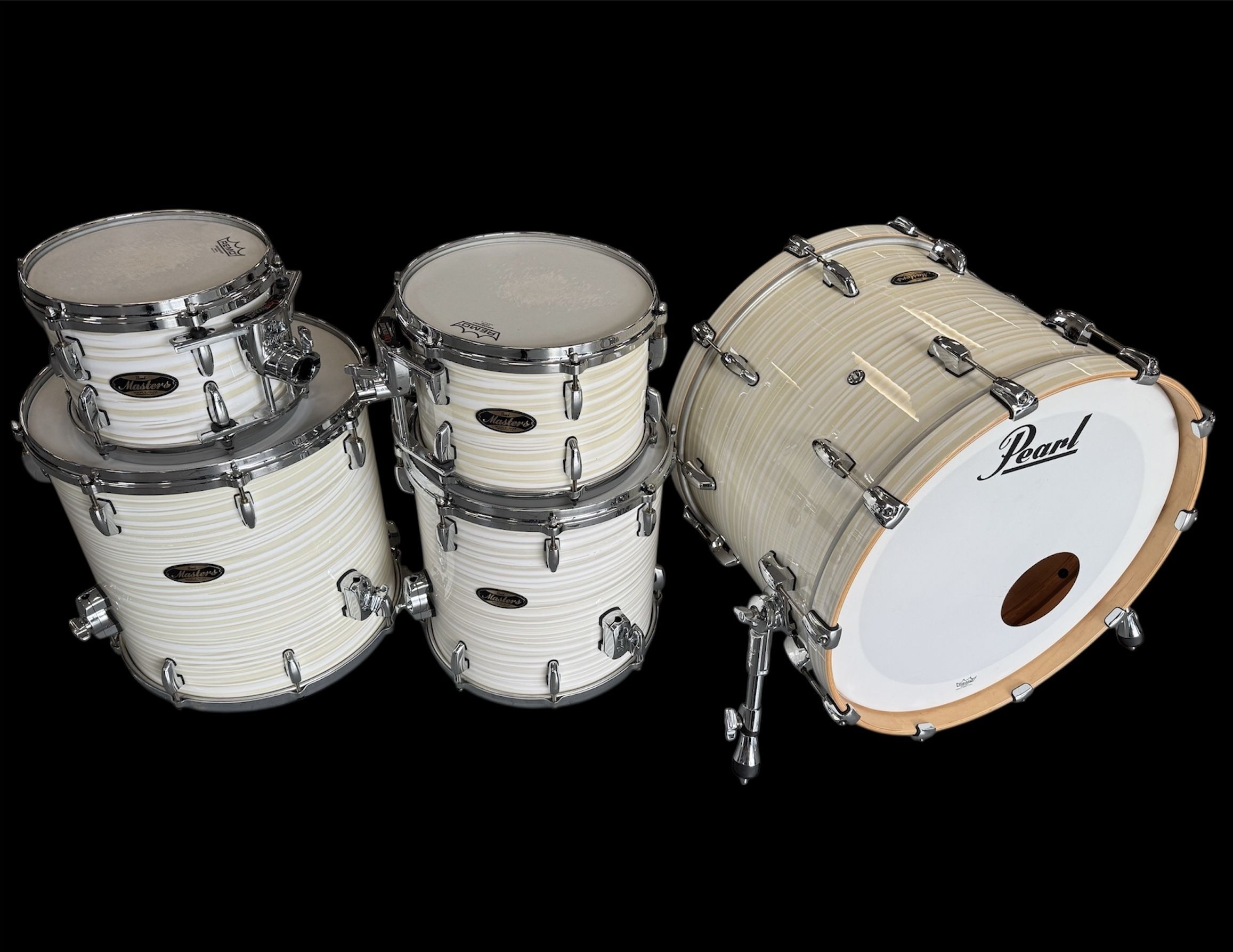 Batteria acustica Pearl Master Maple Gum 22-10-12-14-16 Usata