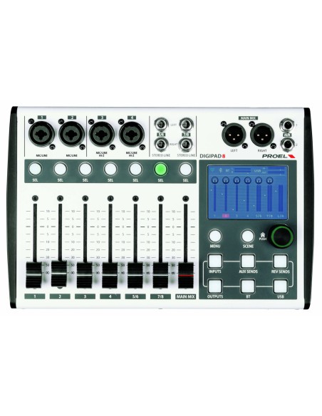 Proel DIGIPAD8 Mixer digitale 8 canali