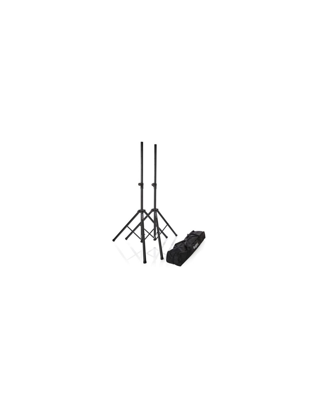 Bespeco BP215AP Coppia di supporti in alluminio pneumatici per casse