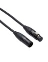 Bespeco EAMB200 Cavo per microfoni cannon maschio cannon femmina 2 mt