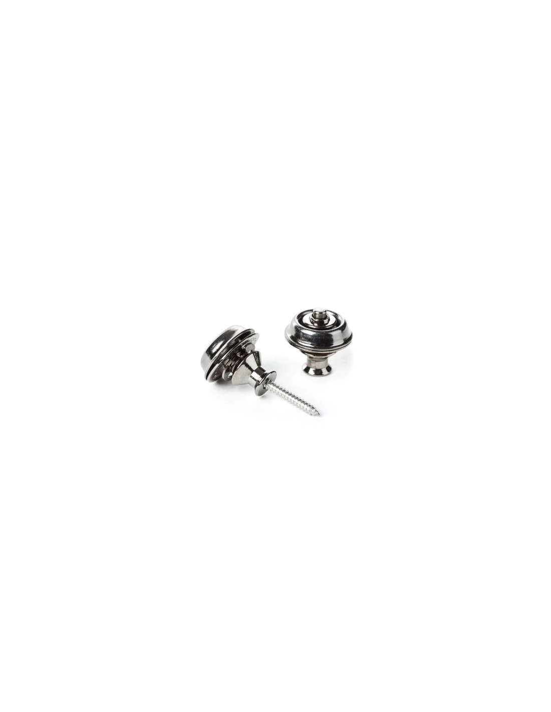 Dunlop SLS1035BN Straplok Dual Design Black Nickel