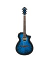 IBANEZ AEWC16QA-TLH Transparent Blue Sunburst