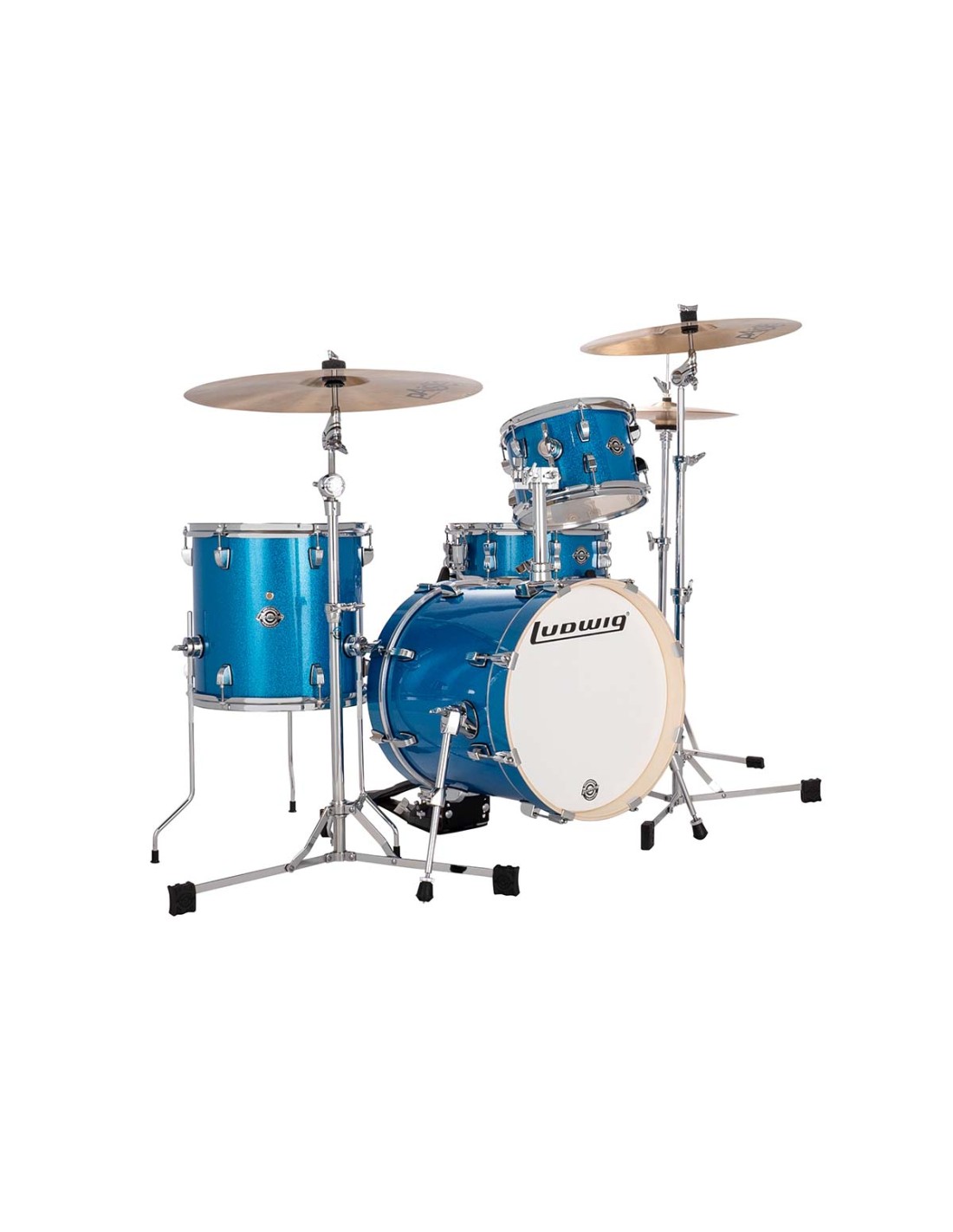 Ludwig LC2792DIR Breakbeats Questlove Shell Pack Blue Sparkle