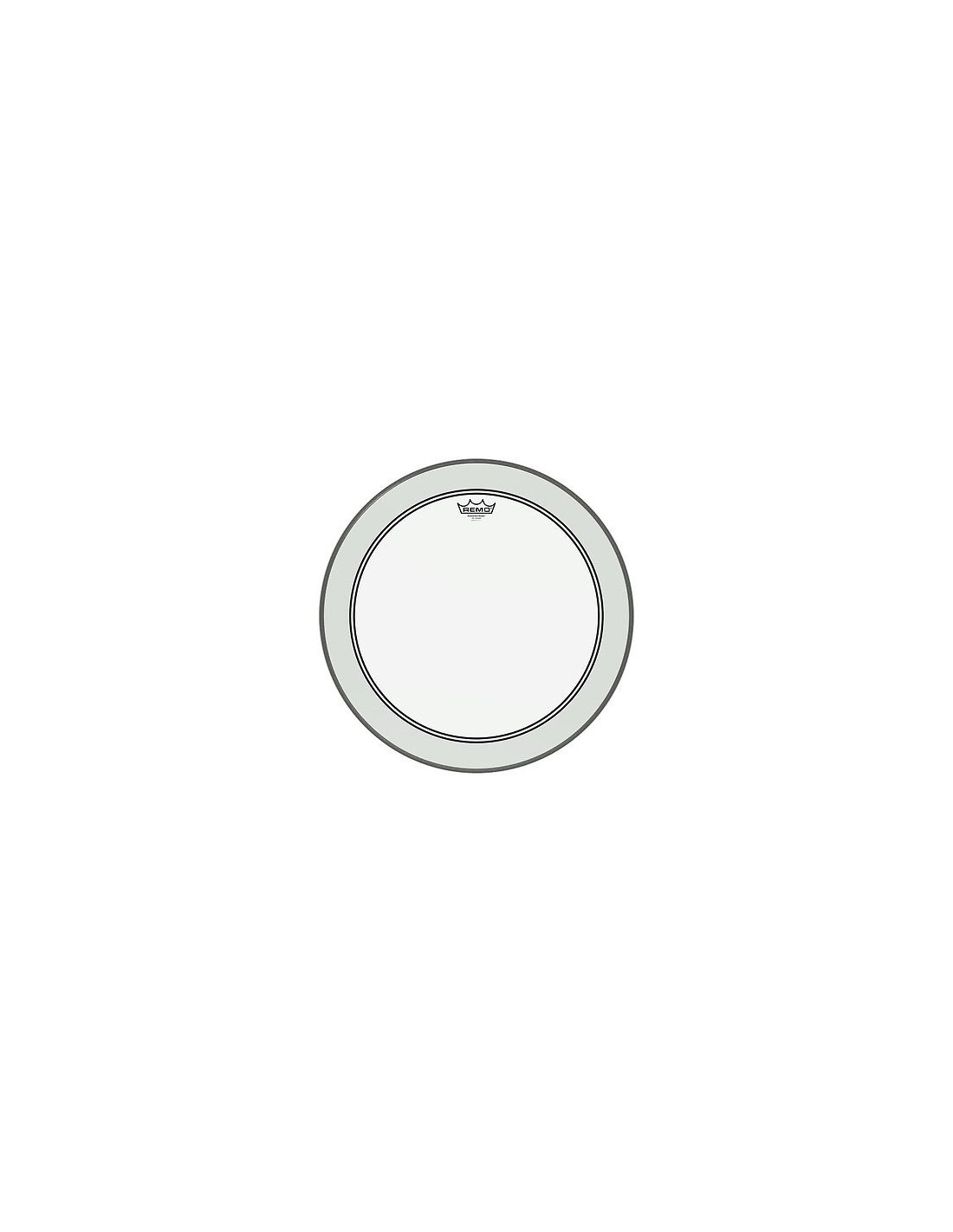 Remo P3-1326-C2 Powerstroke 3 Clear pelle battente trasparente per cassa da 26