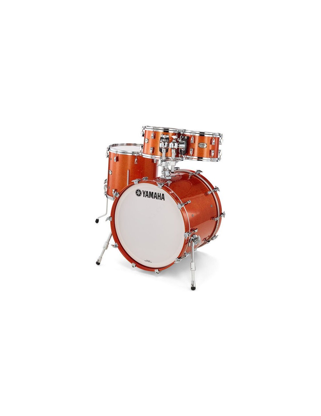 Yamaha Absolute Hybrid Maple Orange Sparkle 22-10-12-16