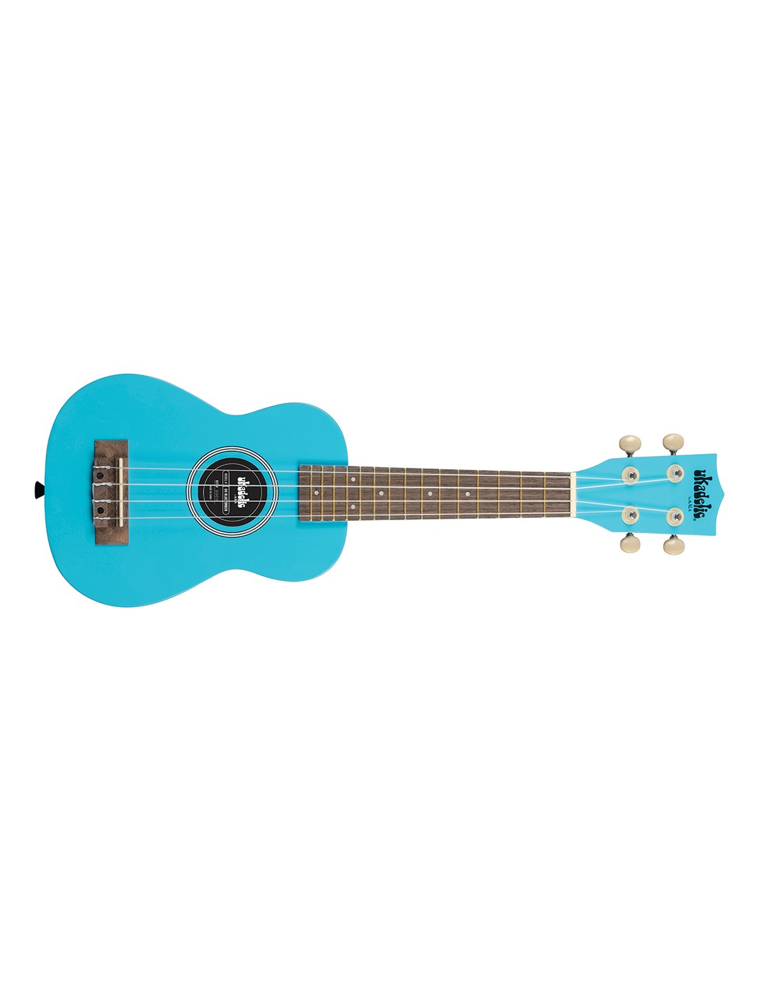 Kala UK-BLUEYONDER Solid Color ukulele soprano Blue Yonder con borsa
