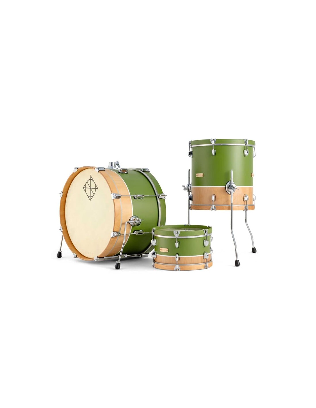 Dixon PODL320SMGN Satin Military Green w/Natural Mahogany