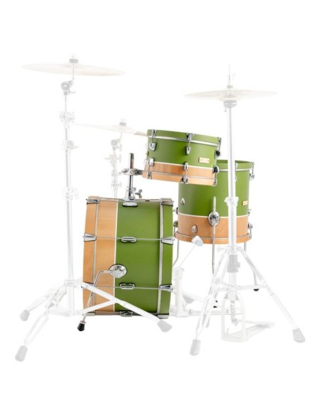 Dixon PODL320SMGN Satin Military Green w/Natural Mahogany