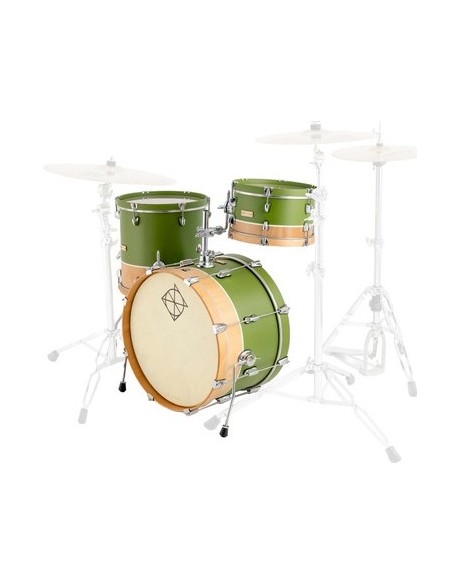 Dixon PODL320SMGN Satin Military Green w/Natural Mahogany