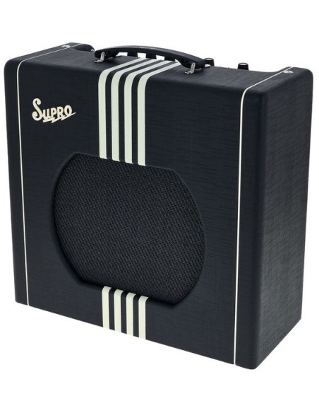 Supro Delta King 12 Black & Cream