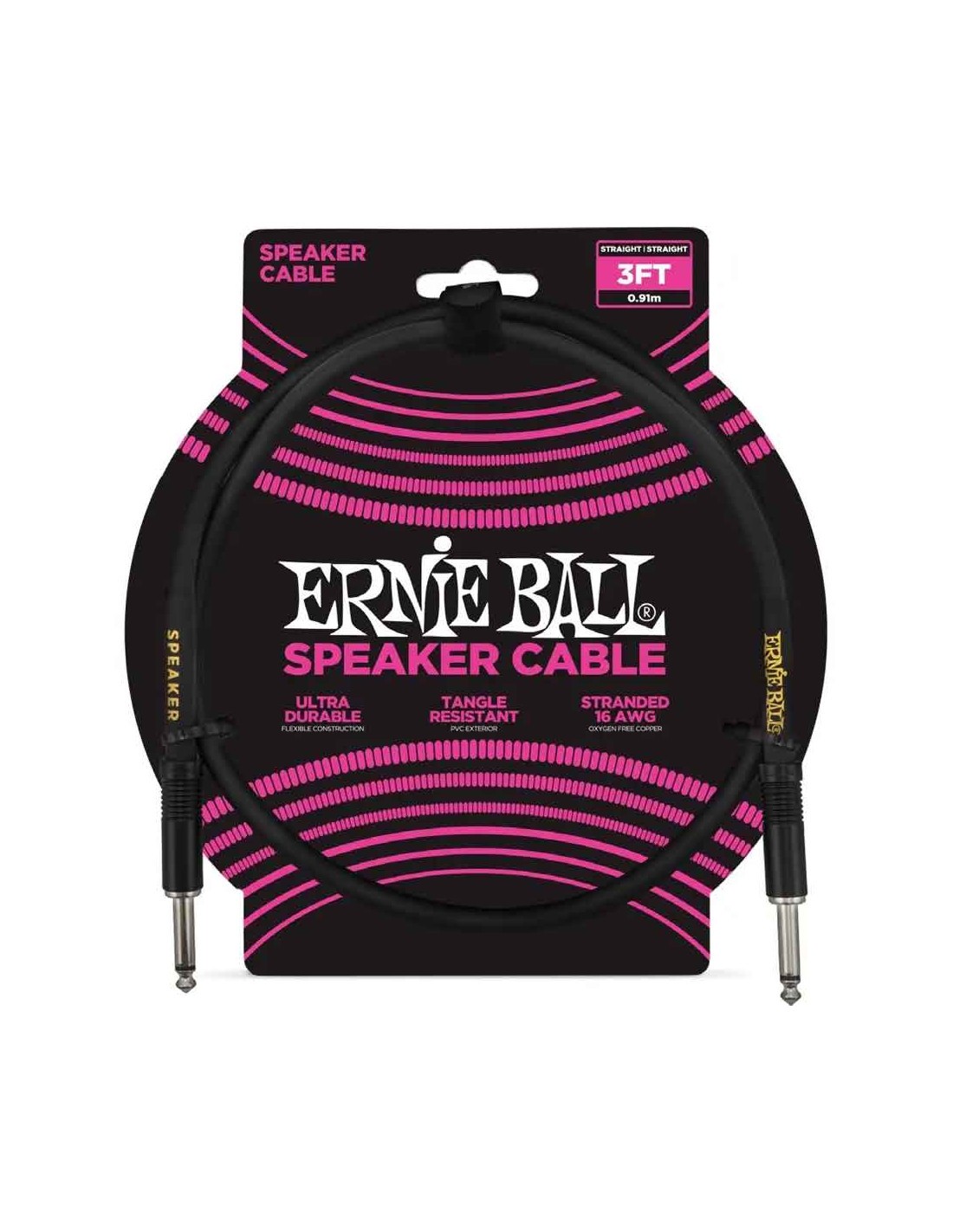 Ernie Ball 6071 Cavo Speaker Black 90 cm