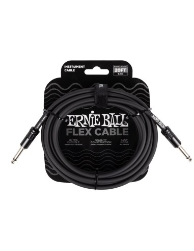 Ernie Ball 6435 Flex Cable Black 6m