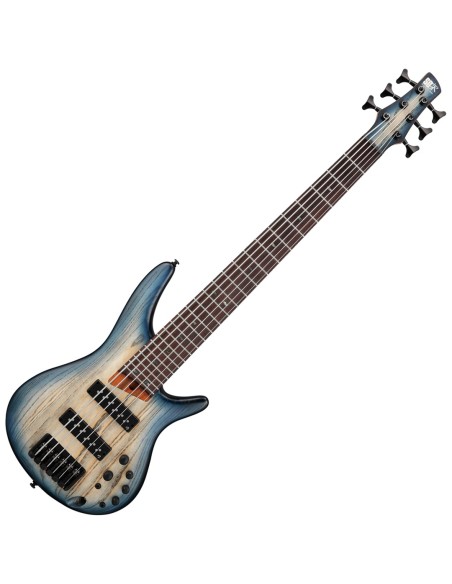 IBANEZ SR606E Cosmic Blue Starburst Flat
