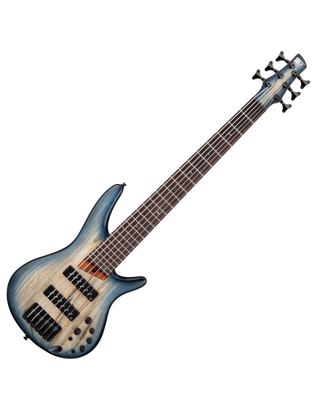IBANEZ SR606E Cosmic Blue Starburst Flat