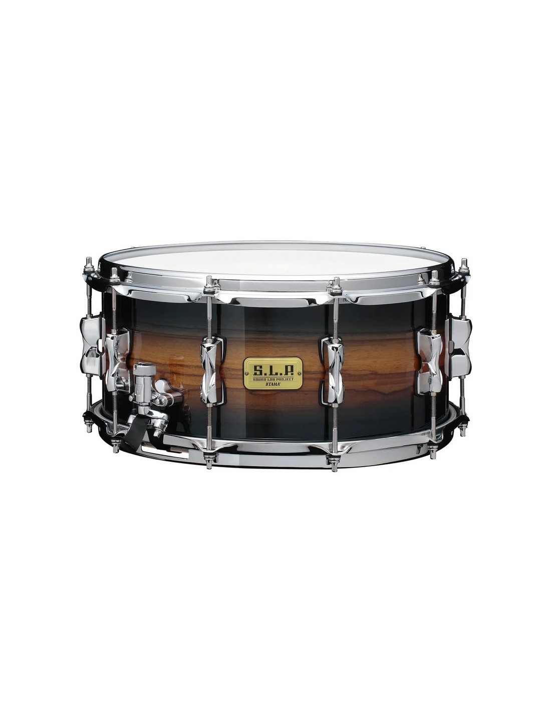Tama LBM1465Z-MZB Bubinga-Maple 14" x 6.5" Midnight Zebrawood Burst