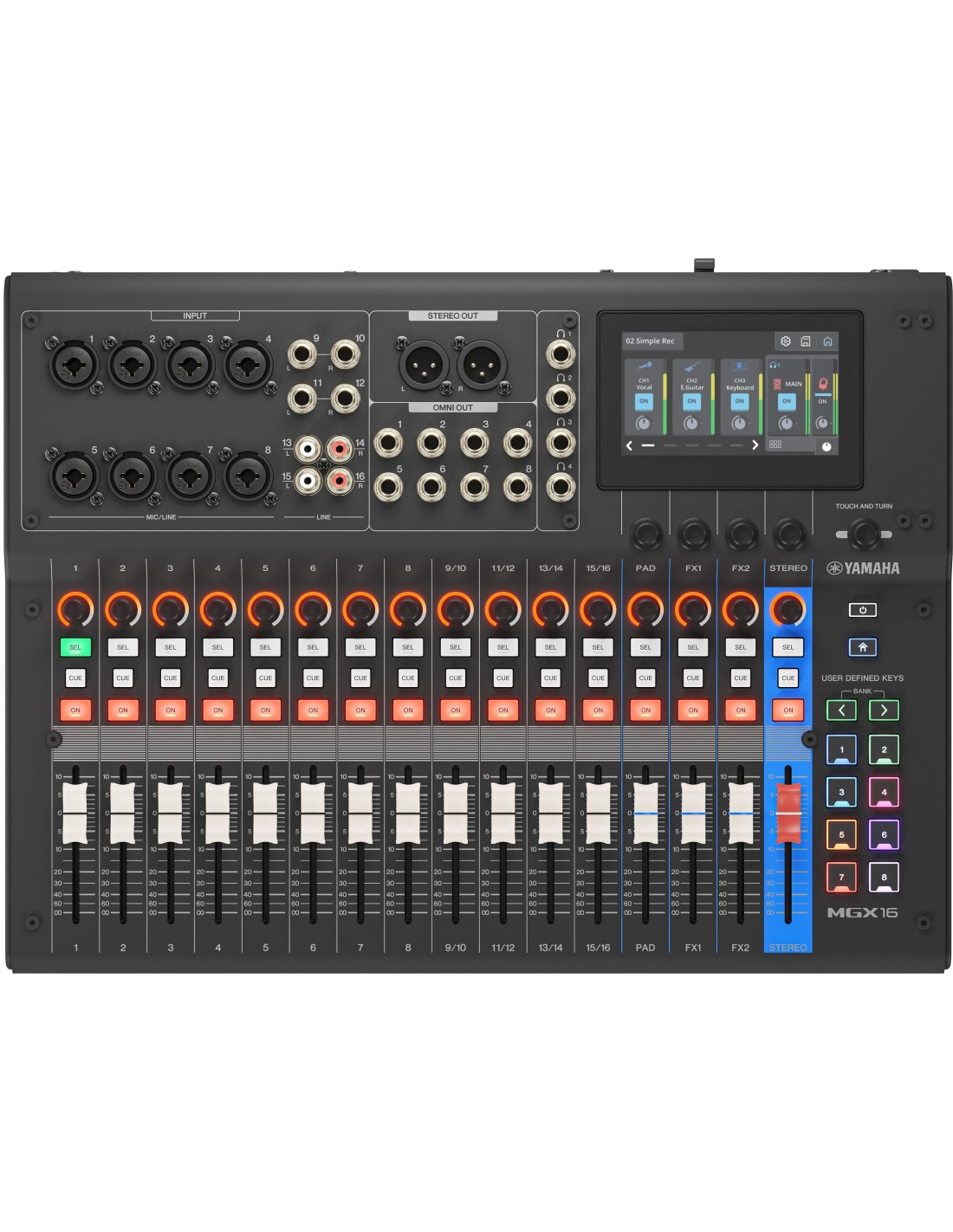 Yamaha MGX16 Black