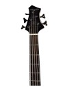 MARCUS MILLER M7 Swamp Ash 5 Transparent Black con Flight Case Originale Gator Usato