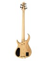 MARCUS MILLER M7 Swamp Ash 5 Transparent Black con Flight Case Originale Gator Usato
