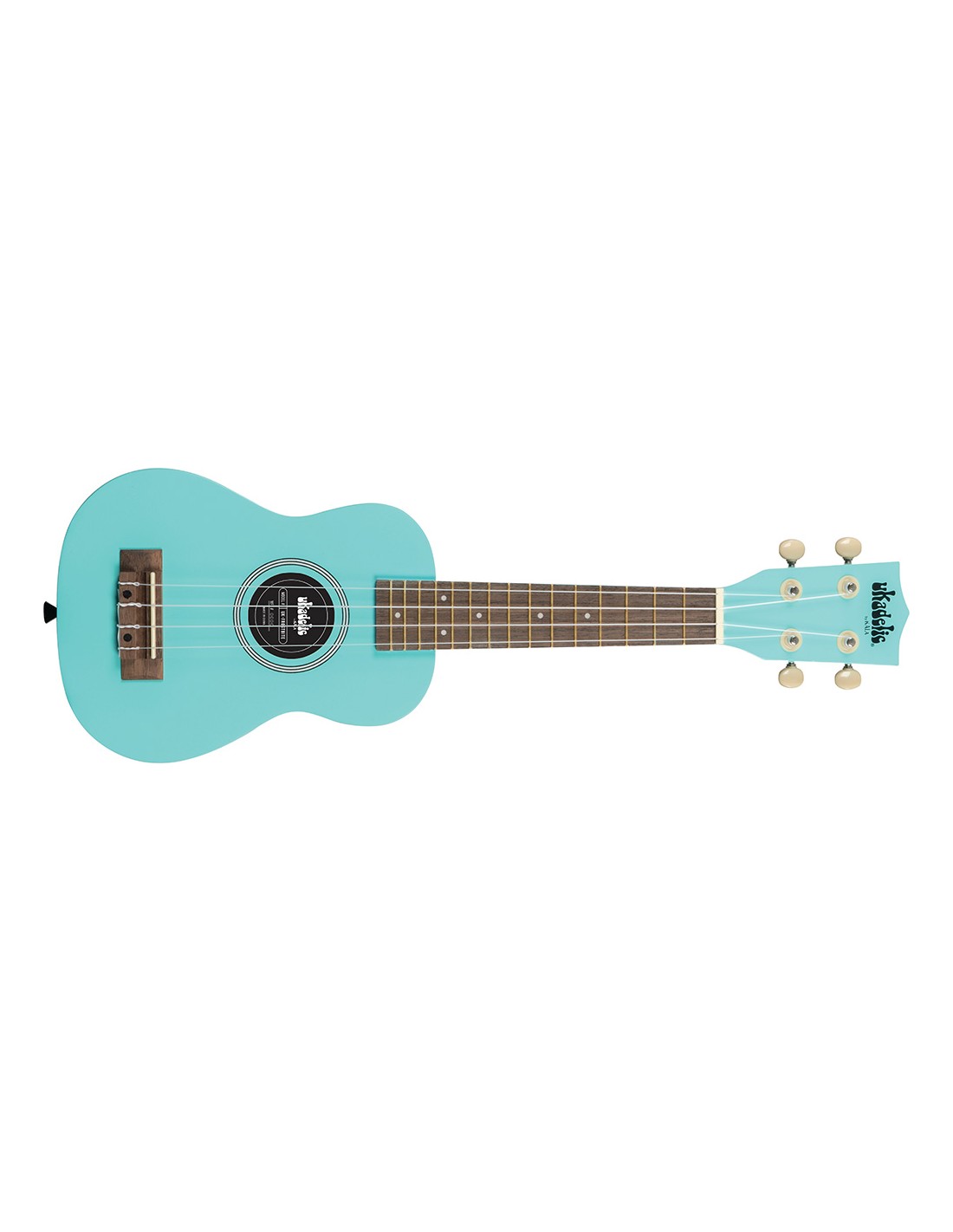 Kala UK-FROSTBITE Solid Color ukulele soprano Frostbite verde acqua con borsa