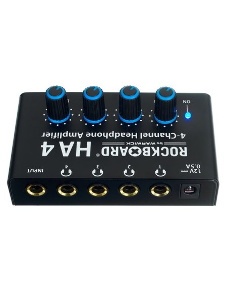 ROCKBOARD HA4 Amplificatore per Cuffie 4 Canali