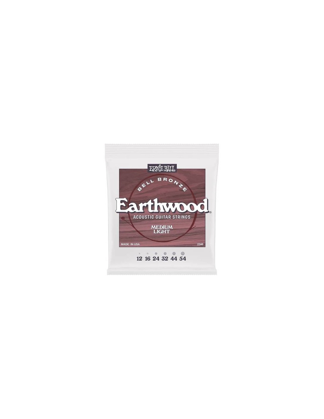 Ernie Ball 2346 Earthwood Bell Bronze Acoustic Medium Light 12-54