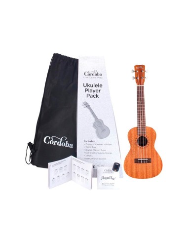 Cordoba UKULELE PLAYER PACK CONCERT