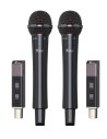 Xvive M5D Sistema doppio microfono wireless Handheld a capsule intercambiabili