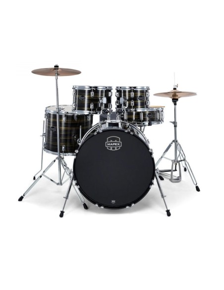 MAPEX CM5044FTCFI Comet Fusion 5 pezzi White Marblewood con Hardware e Piatti