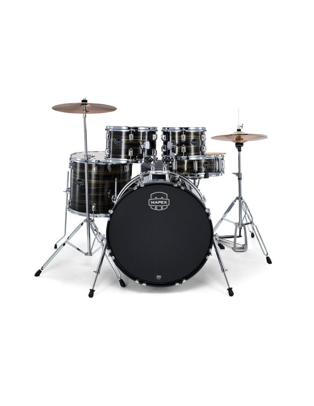 MAPEX CM5044FTCFI Comet Fusion 5 pezzi White Marblewood con Hardware e Piatti