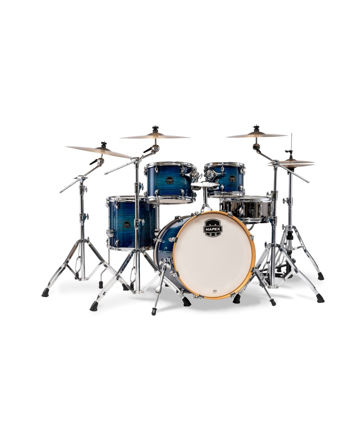 MAPEX AR504SVNJ ARMORY 5 PEZZI BLUE WAVE BURST CON CASSA 20