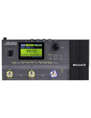 MOOER GE200 Pedaliera Multieffetto