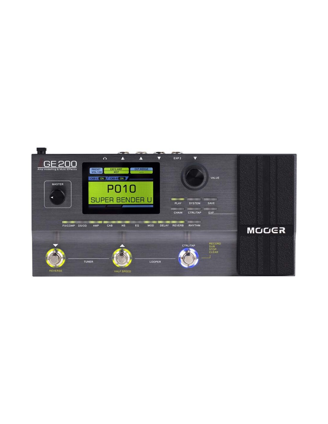 MOOER GE200 Pedaliera Multieffetto