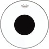 Remo CS-0316-10 Controlled Sound Top Black Dot Clear 16
