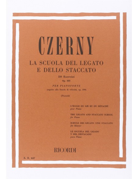 Czerny Carl - Scuola Legato/staccato op.335