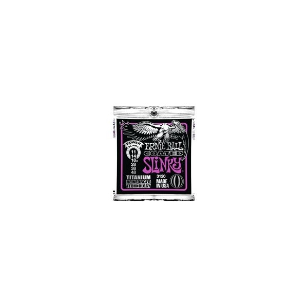 Ernie Ball 3120 - Coated Power Slinky  11-48