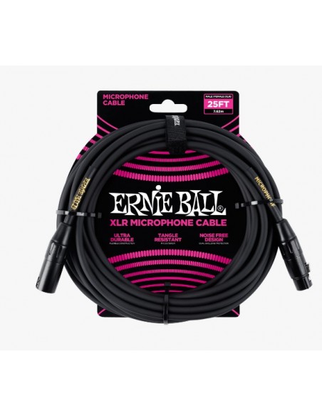 Ernie Ball 6073 Cavo Microfonico XLR/XLR 7,5 mt