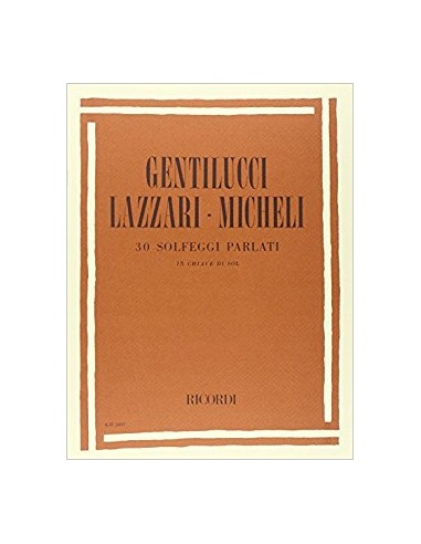 Gentilucci Lazzari - 30 solfeggi...