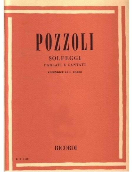 Pozzoli Ettore - Solfeggi parlati e cantati Vol.1