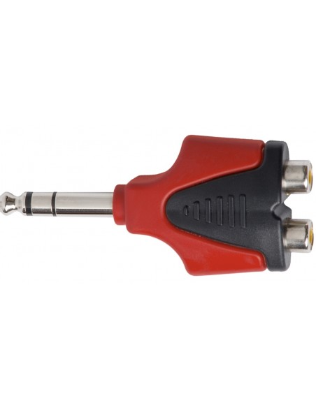 Proel AT250PRO Adattatore Presa 2 Rca - Spina Jack Stereo 6,3