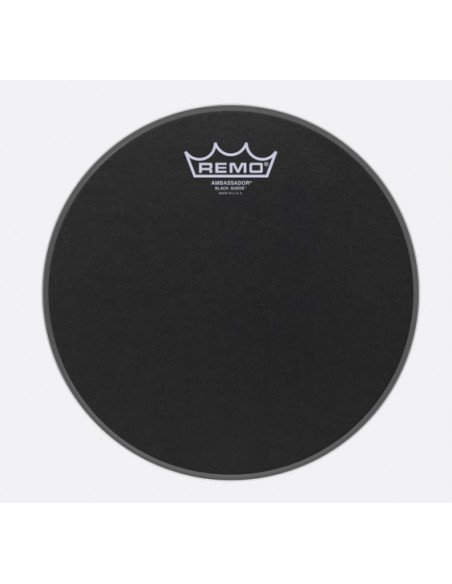 Remo BA-0810-ES Black Suede Ambassador 10