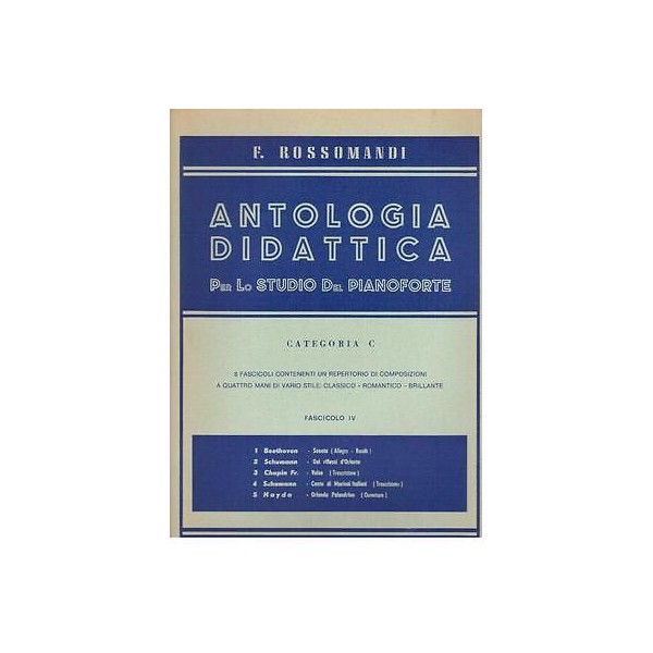 Rossomandi - Antologia Didattica Cat. B Fasc. I