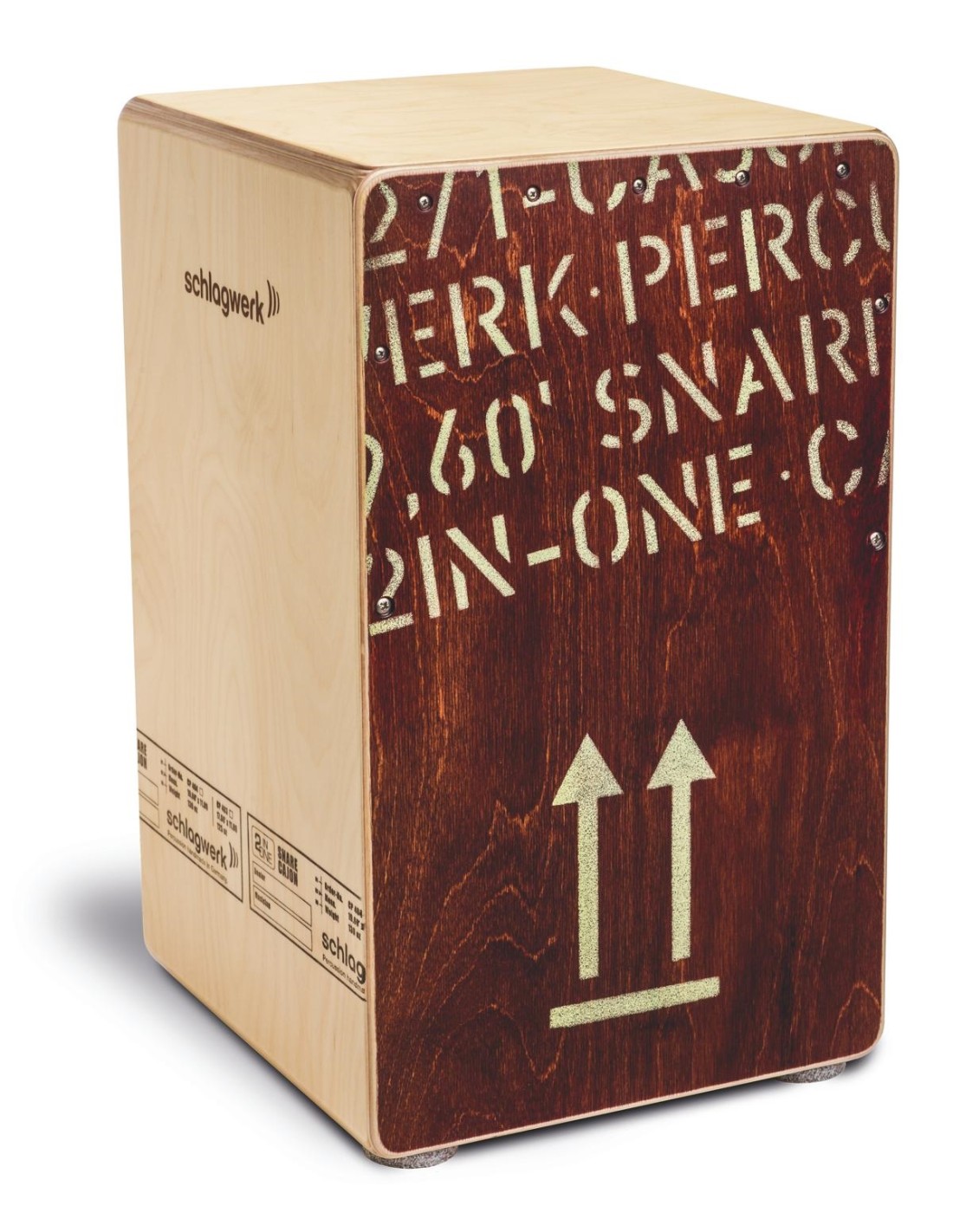 Schlagwerk CP 404 RED 2inOne Snare Cajon Red Edition Large