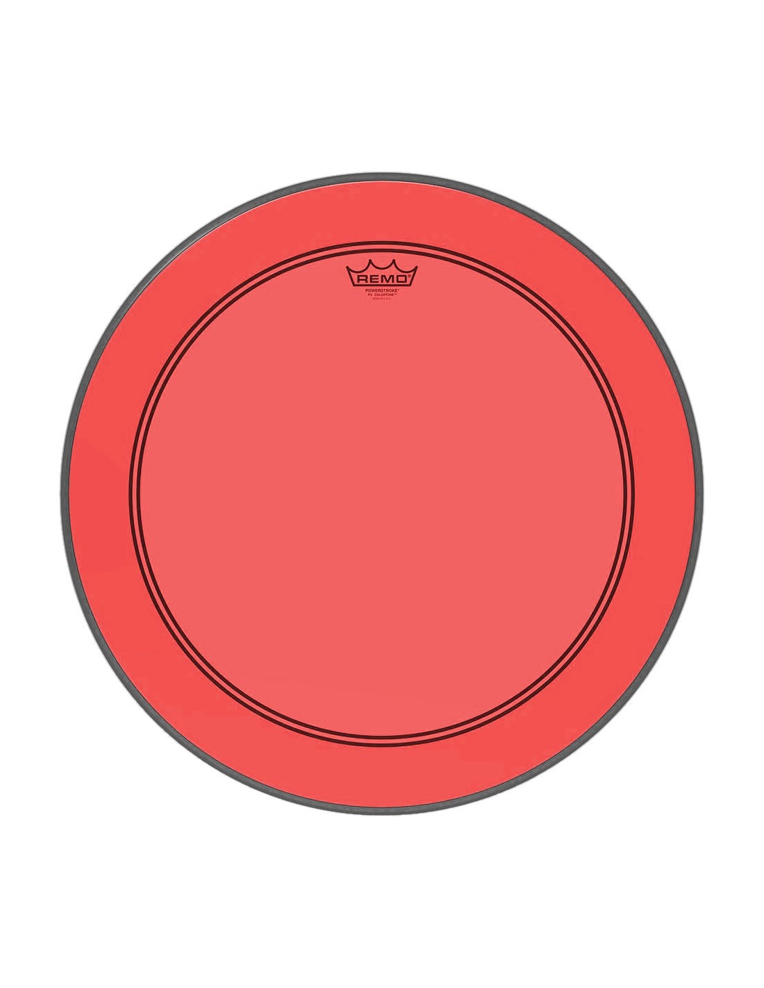Remo P3-1318-CT-RD Colortone Powerstroke 3 Pelle per Grancassa da 18 Red