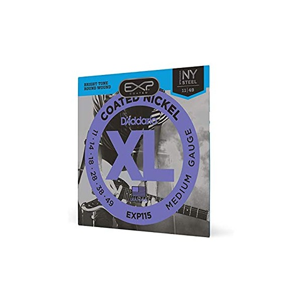 D'Addario EXP115 11-49 Coated Elettica