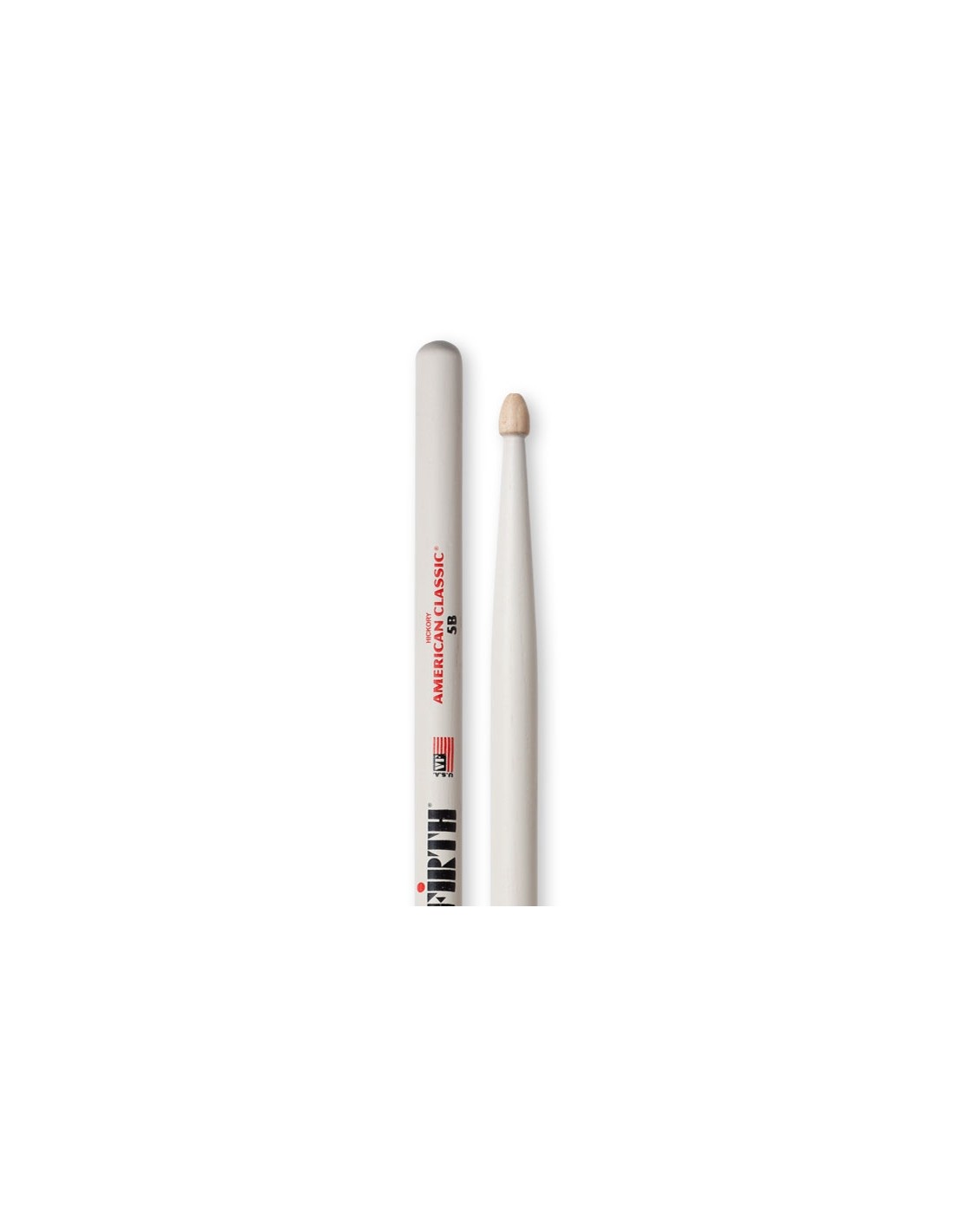 Vic Firth American Classic 5B (5BW) Bianche Punta Legno