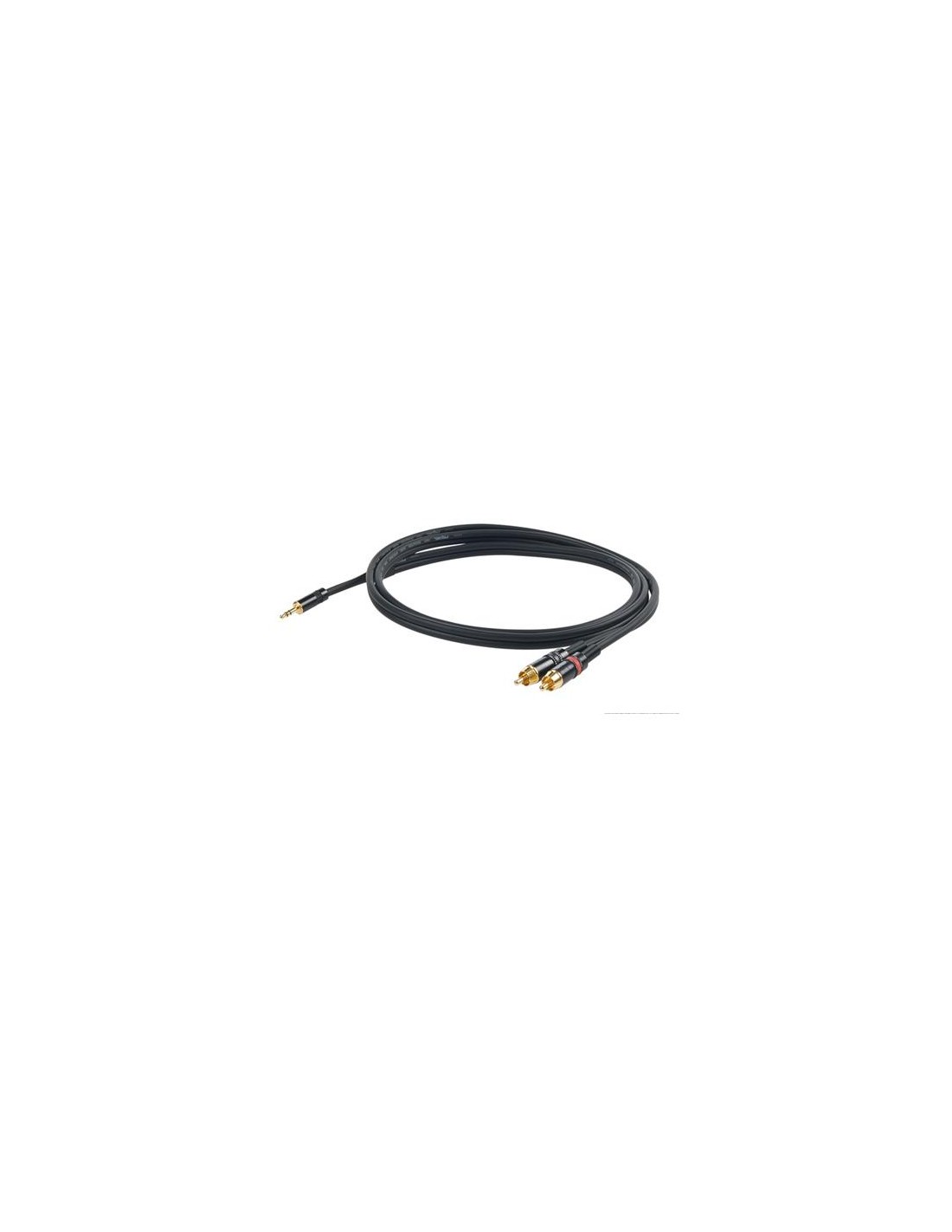 Proel CHLP215LU5 Cavo professionale con 2 rca 1 mini jack stereo 3,5 mt 5