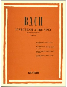 BACH INVENZIONI A TRE VOCI...