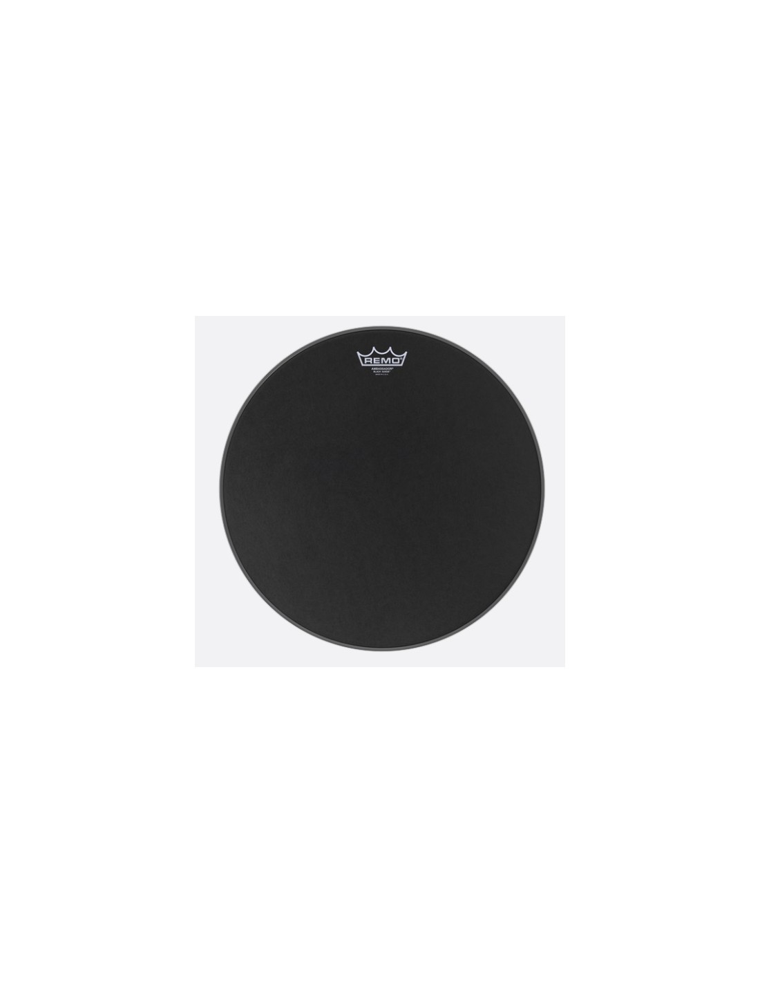 Remo BA-0816-ES Ambassador Black Suede 16